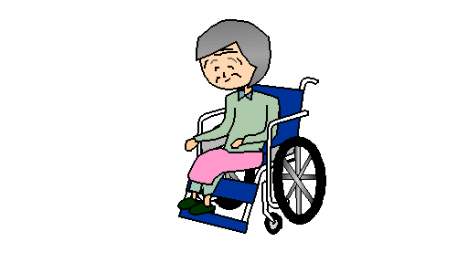 車椅子のおばちゃん
