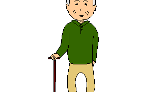 おじいおばあちゃん 動くフリー素材 せこはん