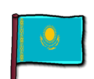 Kazakhstan flag