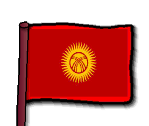Kyrgyz flag red