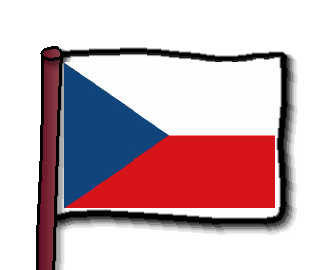 The Czech Republic flag